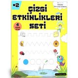 Okul Öncesi Çizgi Etkinlikleri Kitap Seti 4 Kitap Enine Boyuna Eğitim