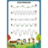 Okul Öncesi Çizgi Etkinliklerim Yaz-Sil Kitabı