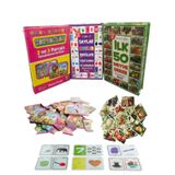 Okul Öncesi Eğitici 3'lü Set, Hayvanlar Kavramlar ve Meyve-Sebze Kartları, Flash Cards, 3+ Yaş