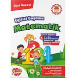 Okul Öncesi Eğitici Matematik Resim Boyama Kitabı, 6'lı Boya Kalemi Seti ile Birlikte, Boyama Zamanı