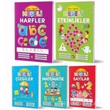 Okul Öncesi Eğitici Öğretici Neşeli Etkinlikler Seti (5 Kitap Takım)