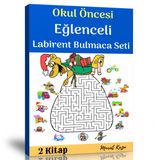 Okul Öncesi Eğlenceli Labirent Bulmaca Kitap Seti 2 Fasikül Kitap