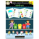 Okul Oncesi Eşleştirme Eğitim Seti 2 Kitap Enine Boyuna Eğitim
