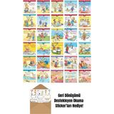 Okul Öncesi Ilk Kitabım Inci ve Elifin Maceraları Seti 30 Kitap + Okuma Sticker'ları