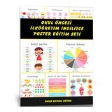 Okul Öncesi – İlköğretim İngilizce Poster Eğitim Seti -15 Pvc Laminasyonlu