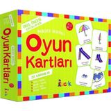 Okul Öncesi Ingilizce Destekli Oyun Kartları Set Zıt Kavramlar
