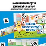 Okul Öncesi Kelime Oluşturma Okuma Öğrenme Oyunu, Benim Kelimelerim, Kelime Bulma Oyunu