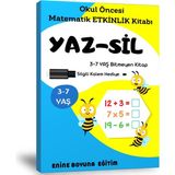 Okul Öncesi Matematik Etkinlik Yaz-Sil Kitabı (Ciltli)