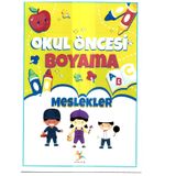 Okul Öncesi Meslekler Boyama Kitabı, Eğitici Aktivite Seti, 3-6 Yaş Arası
