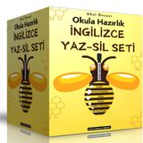 Okul Öncesi Okula Hazırlık İngilizce Yaz-Sil Seti (5 Kitap)