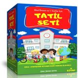 Okul Öncesi ve 1. Sınıflar İçin Tatil Seti 6 Kitap Enine Boyuna Eğitim