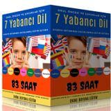 Okul Öncesi ve Çocuklar İçin 7 Yabancı Dil Eğitim Seti