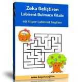 Okul Öncesi Zeka Geliştiren Spiralli Labirent Kitabı