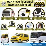Okul Servis Kamera Sistemi Seti Uzaktan Izlemeli 4 Kameralı 7 inç Hdmi Monitör 320 Gb Harddisk Dahil