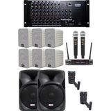 Okul Ses Sistemi İdeal İç-Dış Amfi Hoparlör Sistemi Full Paket-3
