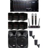 Okul Ses Sistemi İdeal İç-Dış Amfi Hoparlör Sistemi Full Paket-4