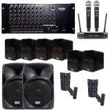 Okul Ses Sistemi İdeal İç-dış Anfi Hoparlör Sistemi Full Paket-4