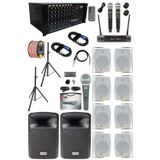 Okul Ses Sistemi İdeal İç-Dış Anfi Hoparlör Sistemi Full Paket-5
