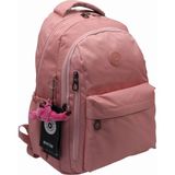 Okul Sırt Çantası Unisex Suya Dayanıklı Kumaş Okul Çantası BVT2500 Pudra - Pembe