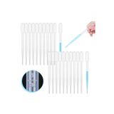 Okul Store 50 Adet 3Ml Plastik Pastör Pipeti Alkano Taksimatlı Likit Pipeti Damlalık