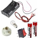 Okul Store Mini Lamba Deney Seti - Basit Elektrik Deney Seti Tekli Paket