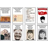 Okul ve Sınıf Için Atatürk Köşeşi Atatürk'ü Tanıyorum 50 x 70 (Vinil Branda) Dijital Baskı