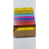 Okularenkkat Puzzel Çarpım Tablosu Öğretici Oyun Seti, Eğlenceli Görsel ve Zeka Geliştirici Puzzel - Renkli