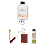 okulima Artdeco Akrilik Boya 500 Ml Beyaz Dolap Boyama Seti Mobilya Boyama Seti Parlak Vernik