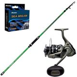 Okuma Acuador 8000 - Kendo Spider Boat 210 cm Teleskopik Tekne Olta Seti