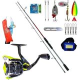 Okuma Aria 4000 270Cm 20-40Gr Remixon Double Black Turna Spin Olta Takımı Seti