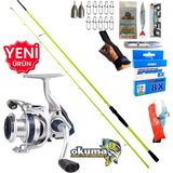 Okuma Aria 4000 270Cm 5-55Gr Karbon Oslo High Tech Spin Olta Takımı Seti