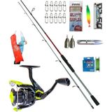 Okuma Aria 4000 Remixon Double Black 270cm 20-40gr Spin Olta Takımı Seti