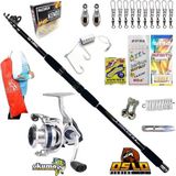 Okuma Aria-6000 Oslo Black Fight 360cm 100-200gr Profesyonel Surf Kıyı Olta Takımı Seti
