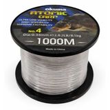 Okuma Atomic Carp Nylon Clear Color 1000M Misina 0.31Mm