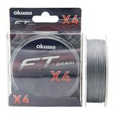 Okuma FT-Braid X4 4Kat Örgü Dynema İp Misina 150m/300m seçimli 150m 0,165mm