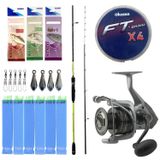 Okuma Orata 202 CM 150-200 GR 2 Parça Tekne Olta Kamışı+Okuma Tomcat 8000 6+1BB Olta Makinesi