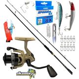 Okuma Outrax 3000 274CM 8-42GR Oslo Zen Pro Rapala Maket Balık Spin Olta Takımı Seti