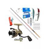 Okuma Outrax 4000 270CM 10-35GR Remixon Red Zoom Karbon Rapala Maket Balık Spin Olta Takımı Seti