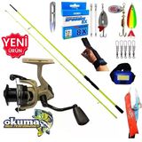 Okuma Outrax 4000 270CM 5-55GR Karbon High Tech Turna Spin Olta Takımı Seti