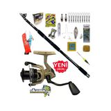 Okuma Outrax 6000 360Cm 100-200Gr Black Fight Profesyonel Sazan Kıyı Olta Takımı Seti