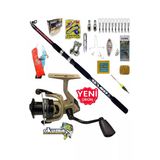 Okuma Outrax 6000 360Cm 100-300Gr Anaconda Profesyonel Sazan Kıyı Olta Takımı Seti