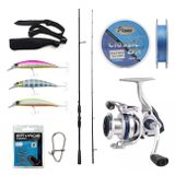 Okuma Psycho Stick Game 243 cm Ex-Fast 15-40 gr 2 Parça Olta Kamışı+ARIA-C4000A Olta Makinesi