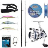 Okuma Psycho Stick Game 274 cm Ex-Fast 15-40 gr 2 Parça Olta Kamışı+ARIA-C4000A Olta Makinesi