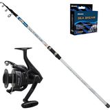 Okuma Revenger 8000 - Kendo Sea Power 420CM Surf Olta Seti - Standart
