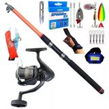 Okuma Revenger Rv-25 210Cm 50-150Gr Piranha Dolphin Turna Spin Olta Takımı Seti