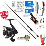Okuma Revenger Rv-3000A 210Cm 20-40Gr Double Black Rapala Maket Balık Spin Olta Takımı Seti