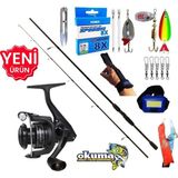 Okuma Revenger Rv-3000A 210Cm 20-40Gr Double Black Turna Spin Olta Takımı Seti