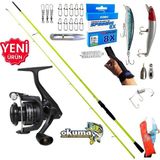 Okuma Revenger Rv-3000A 210Cm 5-45Gr Karbon High Tech Maket Balık Spin Olta Takımı Seti