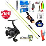 Okuma Revenger Rv-3000A 210Cm 5-45Gr Karbon High Tech Turna Spin Olta Takımı Seti