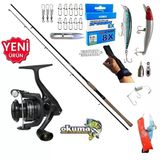 Okuma Revenger Rv-3000A 240Cm 15-40Gr Daiko Maket Balık Spin Olta Takımı Seti